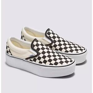 Vans Classic Slip-on Stackform Checkerboard NWT
